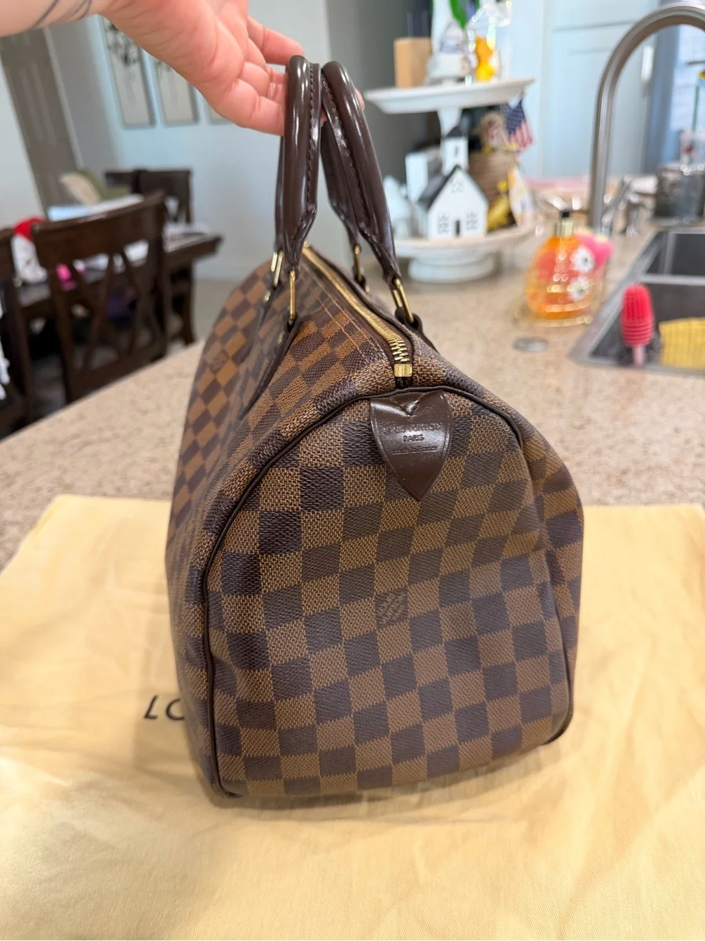 🔥🔥Louis Vuitton Speedy 30  Damier EBENE (GUC) COA Included🔥🔥